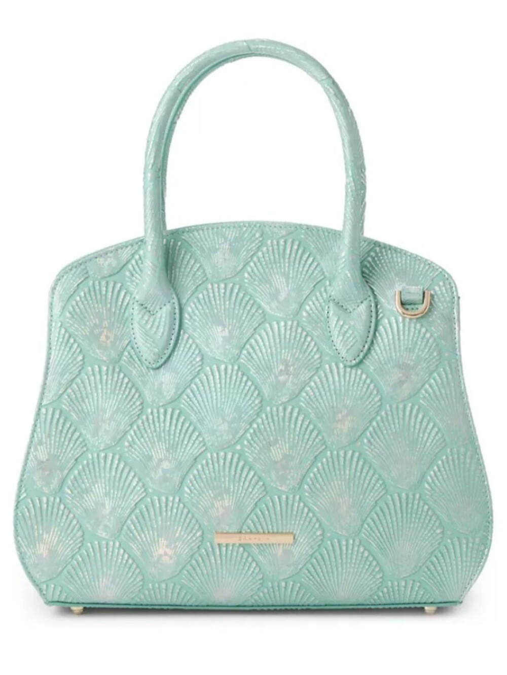 Brahmin Waterfall Seashell Rosetta Satchel & Jane Wallet Set - NWT - Picture 5 of 12